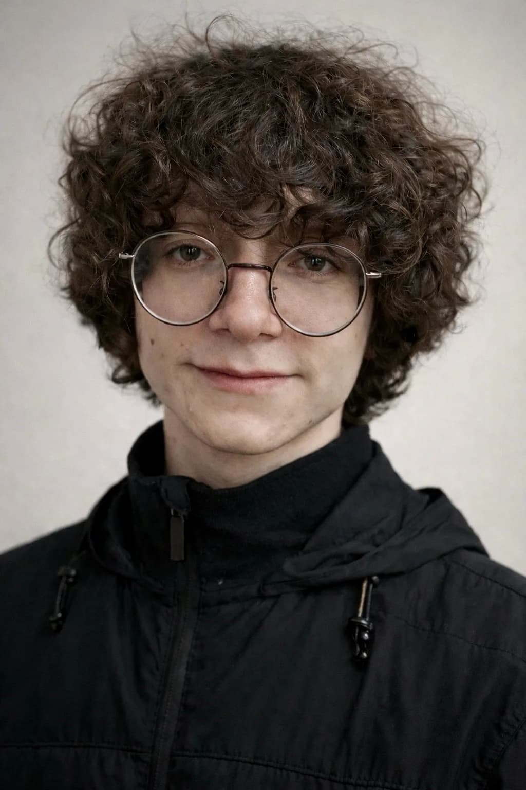 Portrait of Gabriel Dalmolin wearing round glasses